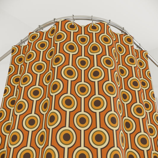 The Atomium 3 1974 Shower Curtain