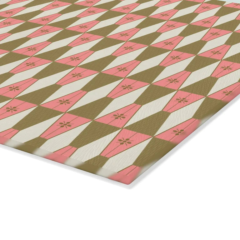 Starlite Pink Lava Glass Cutting Board
