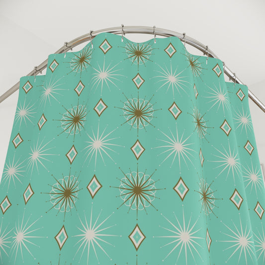 The Starburst Aquarelle Lounge Shower Curtain