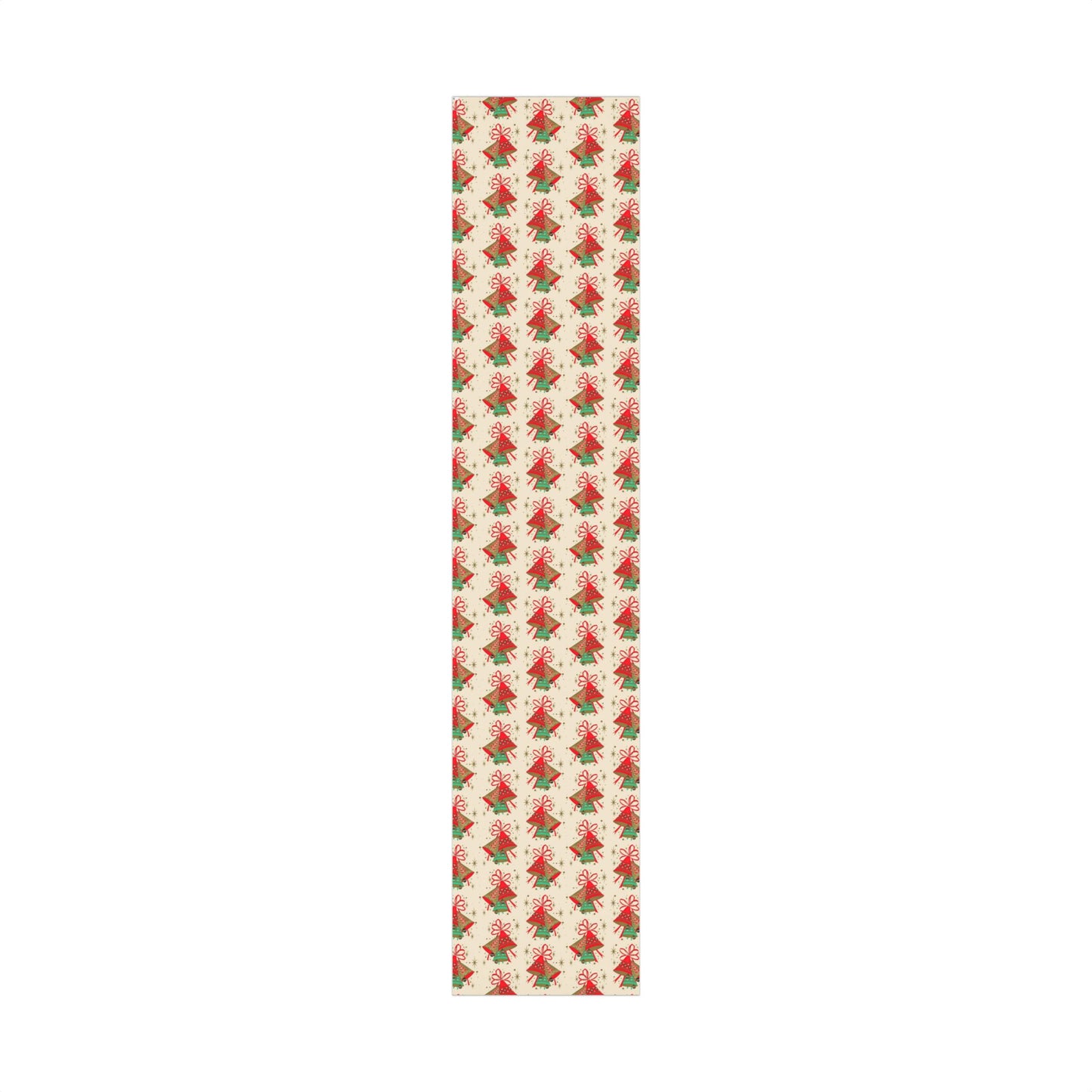 Retro Christmas Bells Vintage Holiday Wrapping Paper