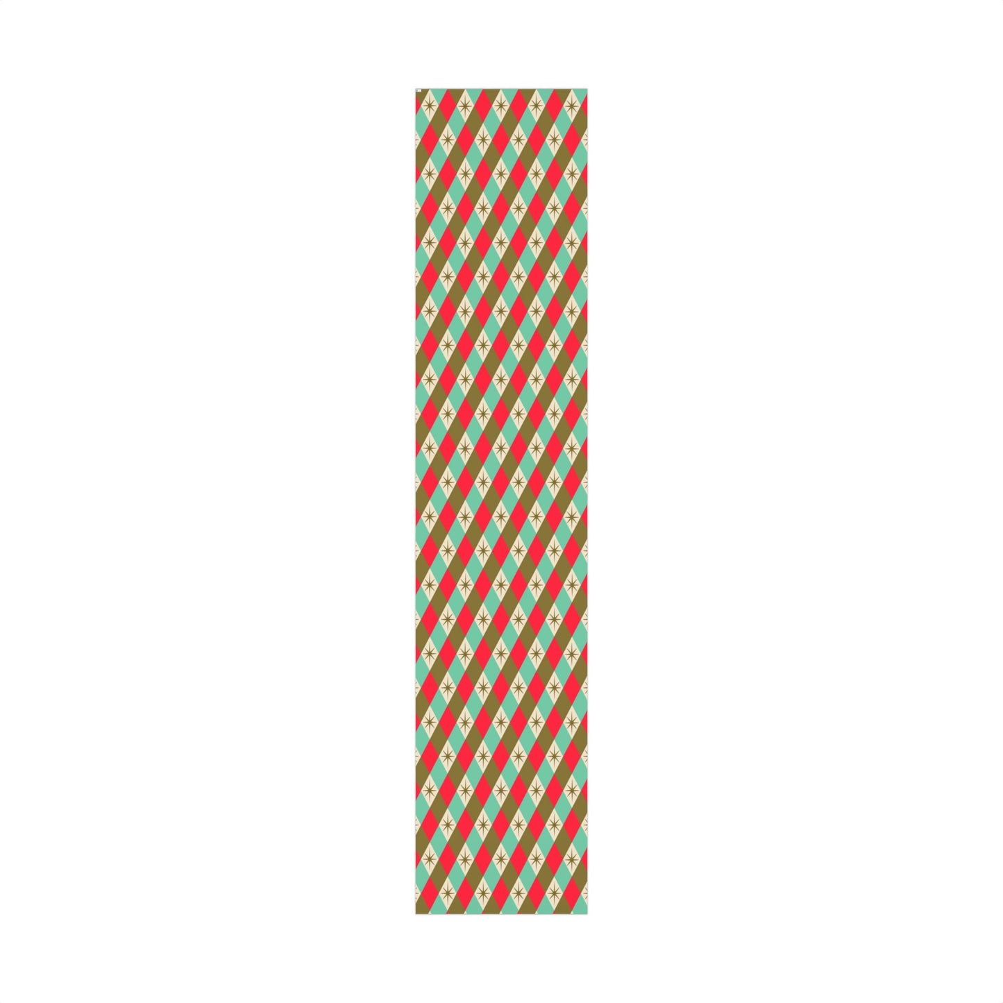 Atomic Starburst Retro Christmas Wrapping Paper