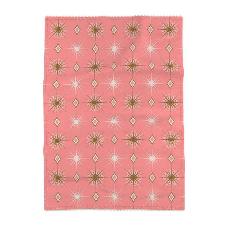 The Starburst Pink Lounge Tea Towel