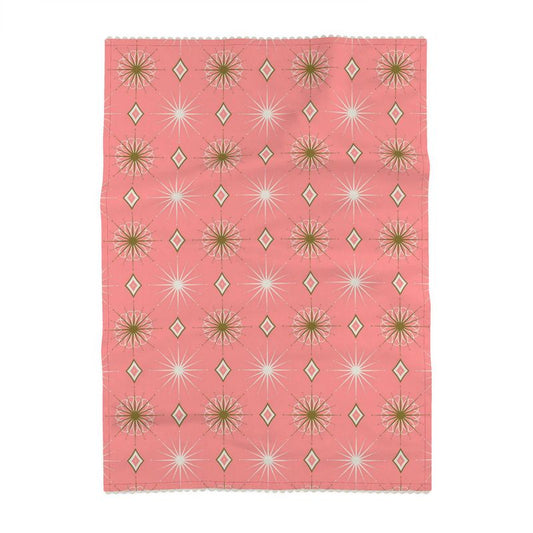The Starburst Pink Lounge Tea Towel
