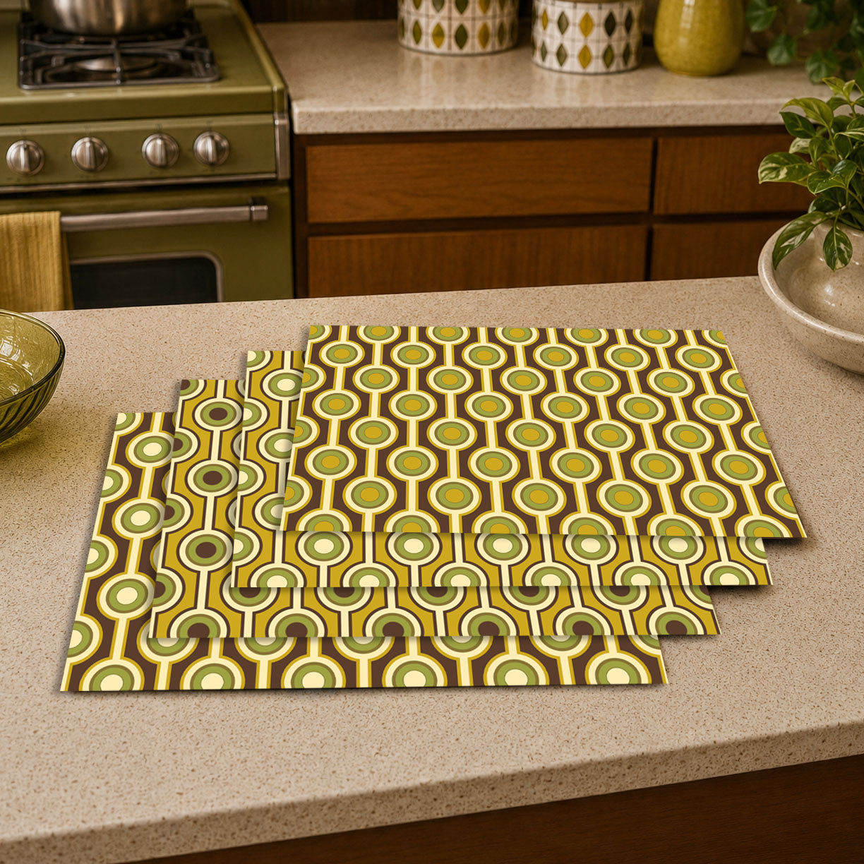 Atomium 1975 Vinyl Placemats