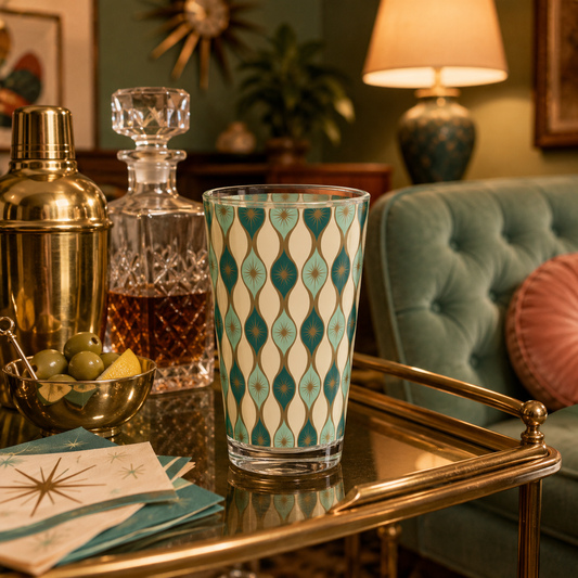 The Peacock Room Shaker Pint Glass
