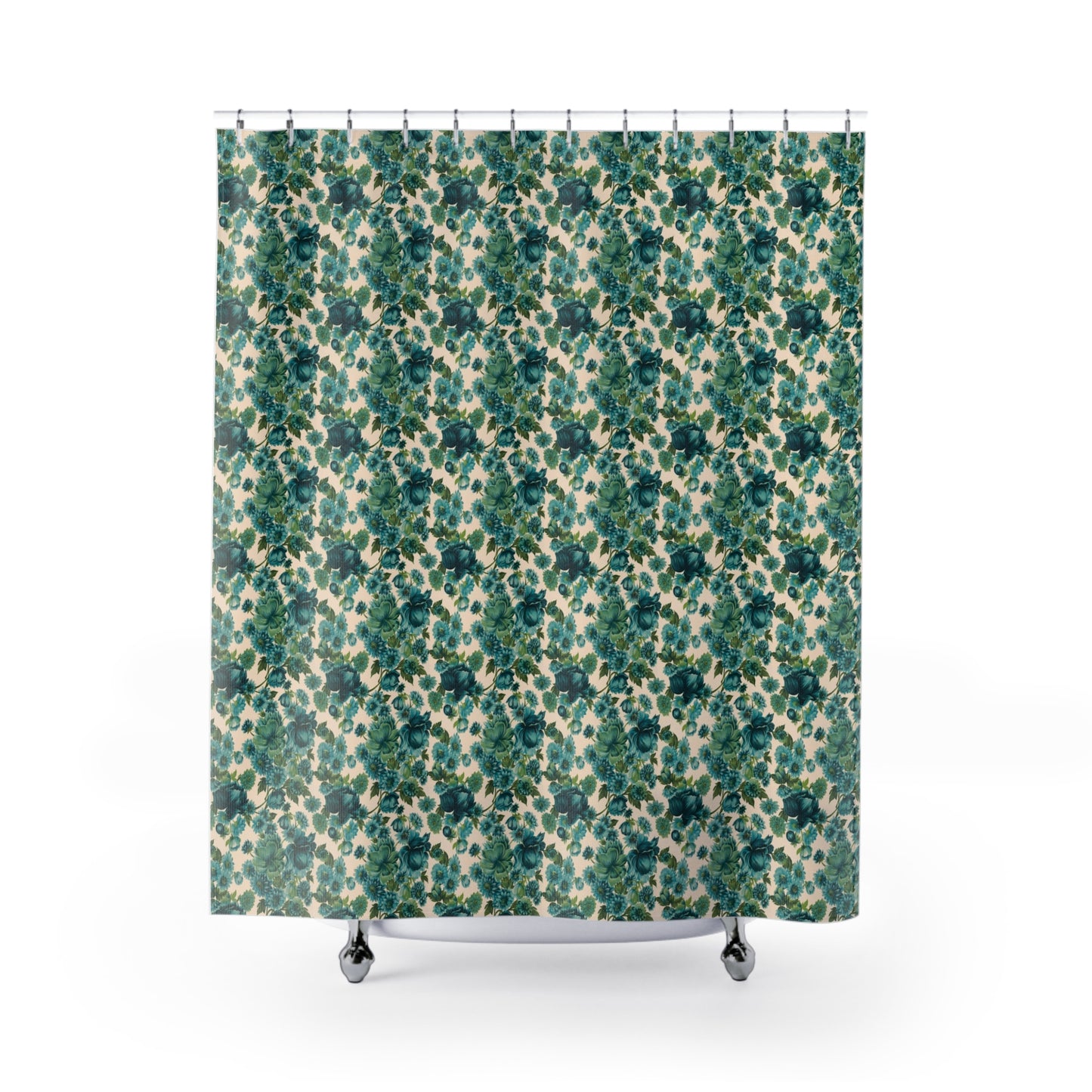 The 1967 Oasis Cove Shower Curtain