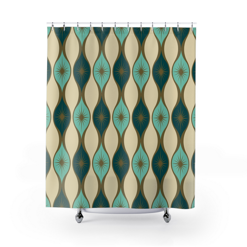 The Peacock Room Shower Curtain