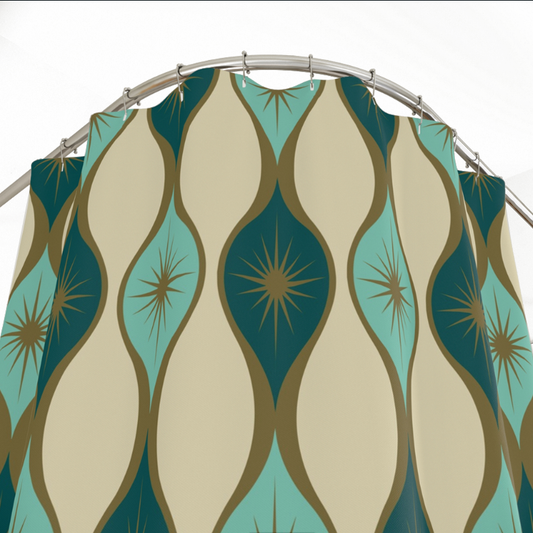 The Peacock Room Shower Curtain