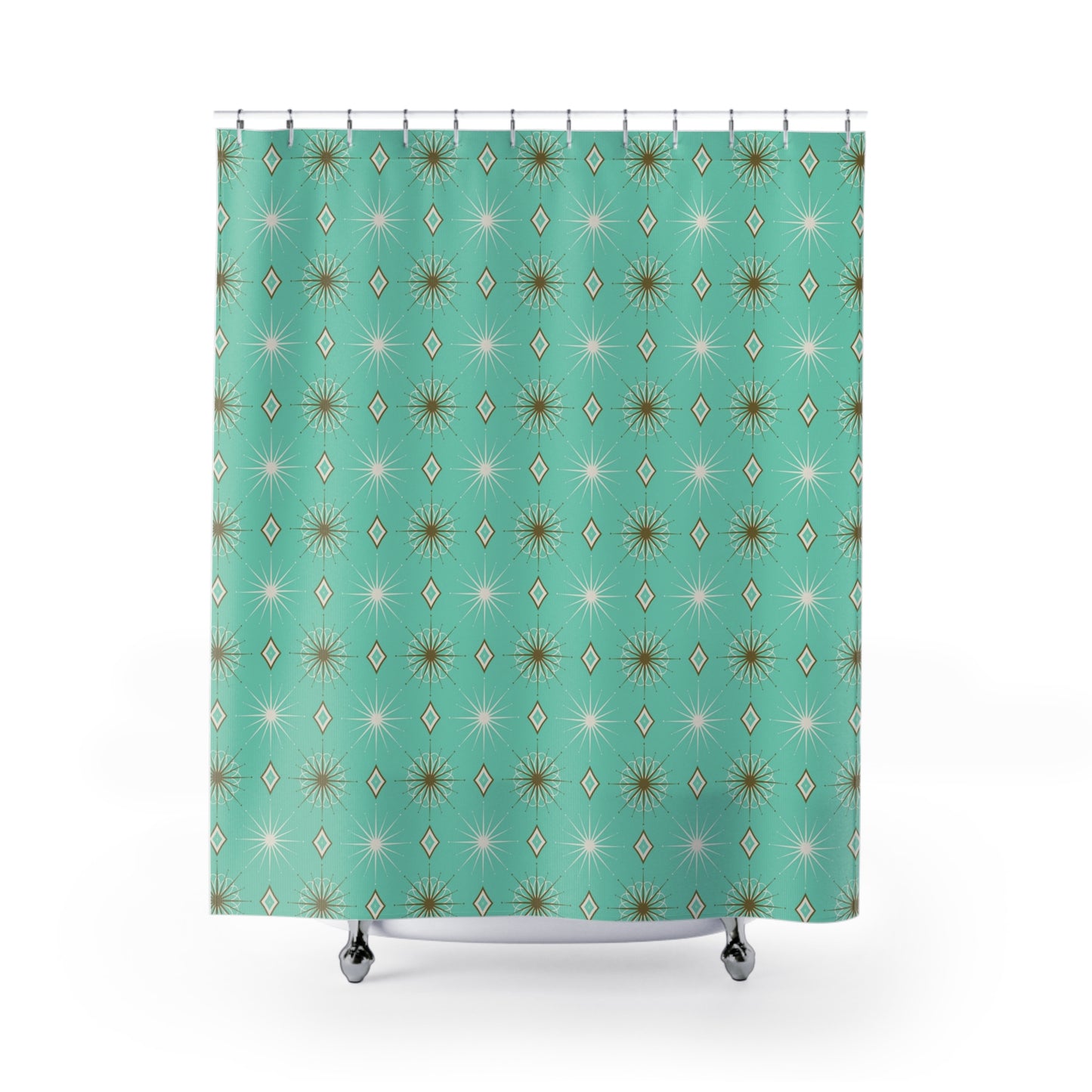 The Starburst Aquarelle Lounge Shower Curtain