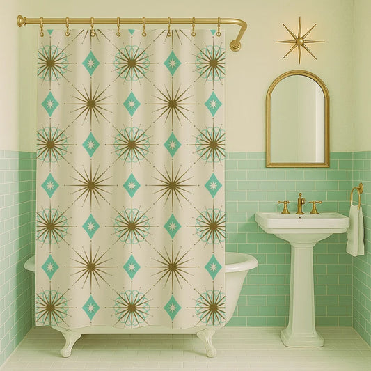The Starlite Aquarelle Shower Curtain