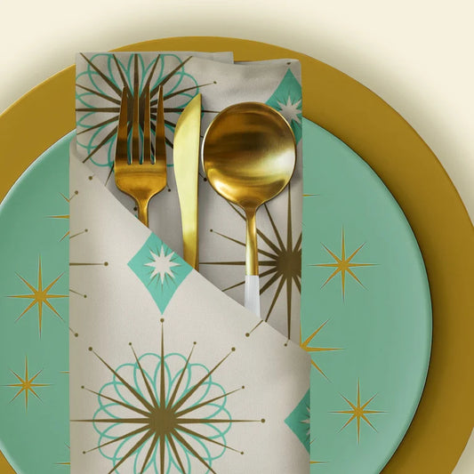 Starburst Aquarelle Cloth Napkin Set