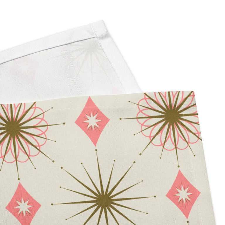Starburst Pink Cloth Napkin Set
